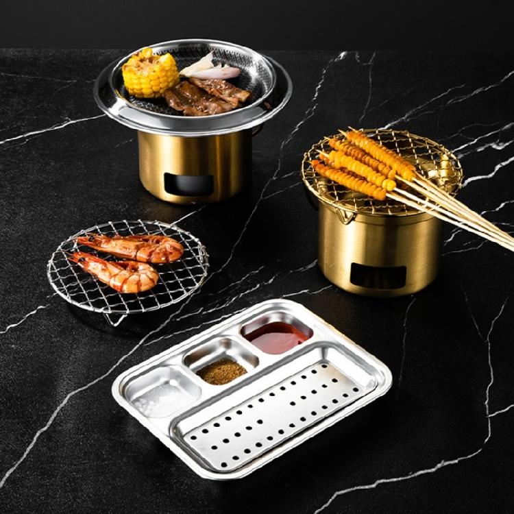 304Stainless Steel Outdoor Stove Cooking Stove Multifunctional Cookware Campings Stove Outdoor Barbecue Tool for Cooking