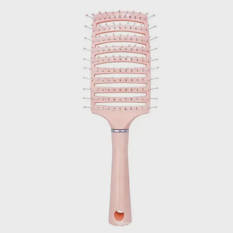 Large Curved Rib Comb for Women - Hair Root Volumizing, Curl Styling & Massage Comb for Long Hair