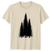 Nature Is My Happy Place Pine TShirt Camping Outdoors Gift For Him And Her