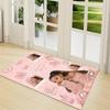 Pink Heart Ariana Grande Carpet Rug Soft Washable Antislip Home Living Room Sofa Mats Personalized Christmas Rug
