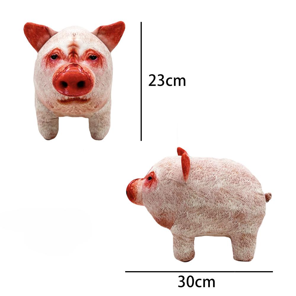 New Simulation Funny Origami Pig Fun Plush Comfortable Doll