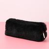 Estojo de Lápis de Pelúcia Fofo Wangdins Estilo Coração Girly Bolsa de Papelaria