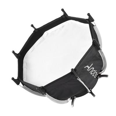 Andoer 30cm/ 11.8in Mini aštuonkampis minkštiklis su nuimamu difuzoriaus audiniu ir korių tinkleliu Suderinamas