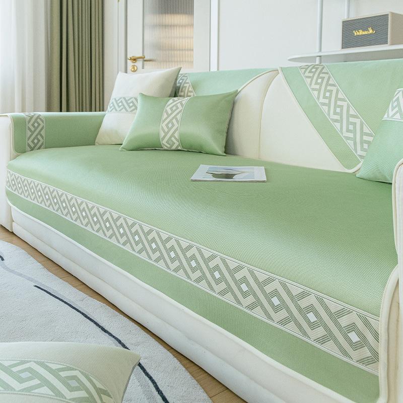 

Подушка для дивана Summer Cool Ice Silk, летняя прохладная подушка для сиденья, нескользящая подушка из льда, простой современный чехол для дивана 70x70cm