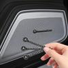 4ks Dekorační 3D hliníková odznakovka Emblem Nálepka pro auto Audio pro Mercedes Benz AMG W212 W204 W211W168 W213 W205 W210 W108 W124
