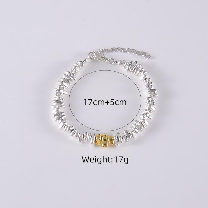 High-Quality Anti-Static Delicate Bracelet, Light Luxury Unique Cheese Bead Round Hand Chain Jewelry