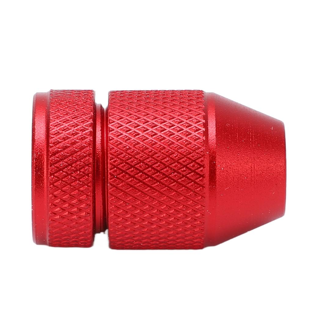 Adjustable Drill Stop Collar Aluminum Alloy Red Anti Slip Nylon Inner Ring Drill Stop Collar for