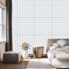 Wallpaper Fabric Pattern White and Light Gray, White Background 50x1000