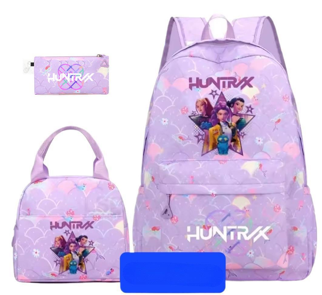 Kpop Witch Hunter Group Printed Schoolbag Middle And High School Large Capacity Student Casual Backpack