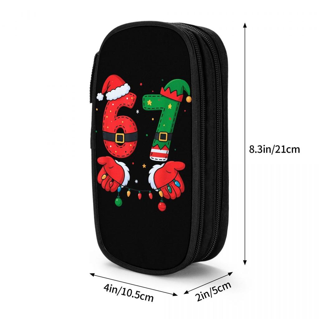 67 Meme Six Seven Hands Pencil Case Kids Cool Pen Box Design Back To School Pencil Cases Supplies Birthday Gift