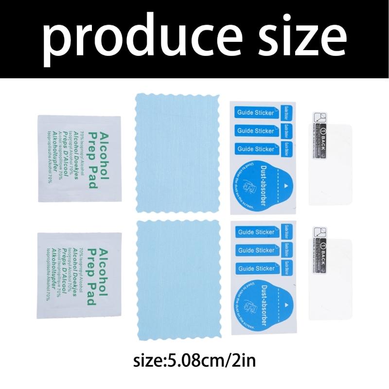 Oil Resistant Thin Tempered Glass Screen Protector Guard Cover For 360 Camera Anti Scratch Anti Fingerprint 9H Hardness