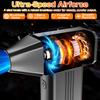 Type-C Charging Portable Car Snow Blowing and Cleaning Tool, 4-speed 130000RPM Electric Air Dust Collector, Turbine Fan Locomotive Accessories