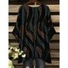 Plus-Size Women's Targeted Style Elegant Bohemian Vacation Style Plus-Size Simple