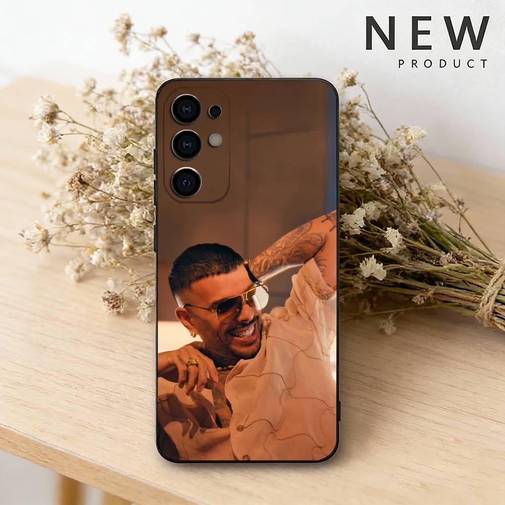 Singer R-Rauw Alejandro Phone Case For Samsung S26,25,24,23,22,30,21,10,9,Ultra,Plus,Lite Black Soft Case