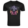 Grim Reaper Broken Heart Dark Gothic Graphic T-Shirt