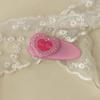 Cute Pink Heart Love Pattern Bracket Stand Holder Phone Case for IPhone 16 15 14 13 Pro Max Shockproof Slim Soft Bumper Cover