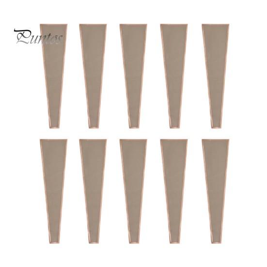 Lot De 50 Sacs à Manches En Cellophane Pour Bouquets - Transparent Or Rose - 27x10x45 Cm