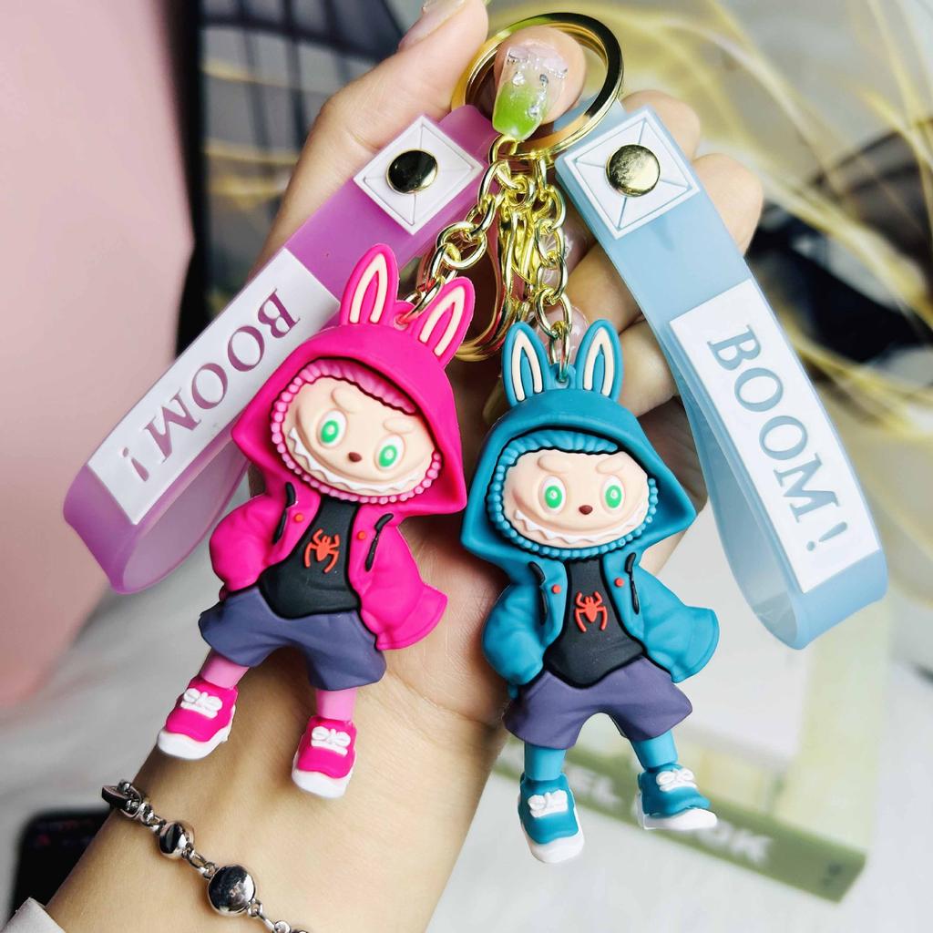 Sweater Keychain Sheep Silicone Doll Schoolbag Keychain Pendant