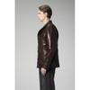 Mens Coat Comfortable Cut Vegetal Genuine Leather Men's Coat