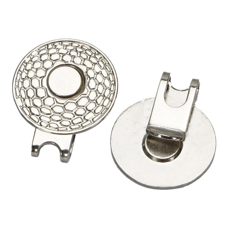 Zinc Alloy Golf Cap Holder Golf Training Aids Accessory for Golf Bag Magnetic Golf Ball Marker Holder Clip Golf Hat Clip