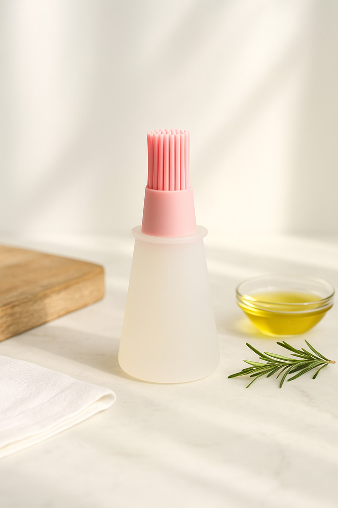 1 Stück Silikon-Backpinsel mit Ölspender – Lebensmittelqualität, perfekt zum Grillen und Backen von Gebäck, unverzichtbar für die Küche