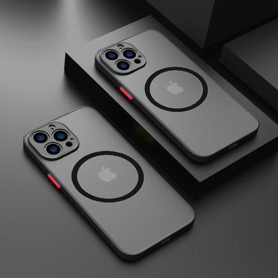 Für Magsafe Luxus-Silikon-Transparenthülle für iPhone 14 13 12 11 Pro Max X Xs Xr 7 8 Plus Magnetische kabellose Ladeabdeckung
