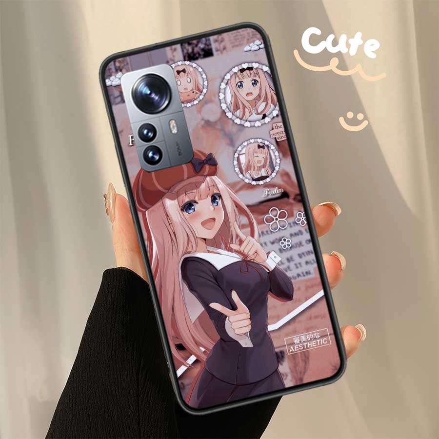Kaguya sama Love is War Fujiwara Funda Phone Case For Xiaomi Poco X6 X5 X4 X3 GT NFC M4 M5 Pro 5G M3 Mi Note 10 Lite F5 F4 F3 F2