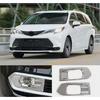Chrome Front Fog Light Cover Bumper Trims For Toyota Sienna -2025 Accessory