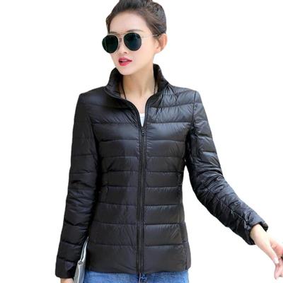 Marke Frauen Herbst Winter Kleidung Grundlegende Jacke Solide Schlank Warme Dünne Mantel Casual Langarm Zipper Baumwolle Parkas
