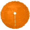 Velvet Christmas Tree Skirt with and Lace Trim for Holiday Home Decor, 122