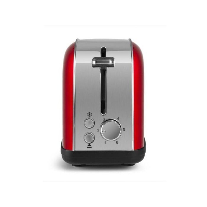 Grille-pain Électrique - Orbegozo - TOV 6200 - Rouge - 2 Tranches - 700-850 W