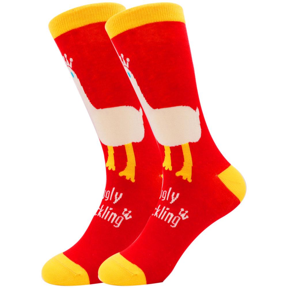 High Quality Custom Calcetines Socken Comic Character Cotton Funky Funny Cartoon Women Socks