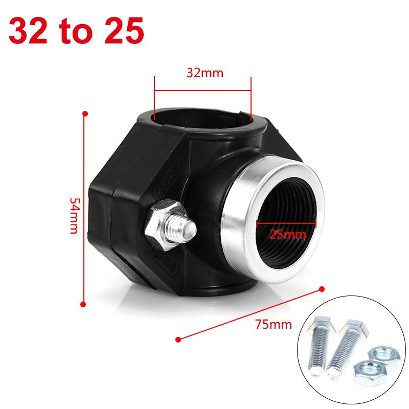 Water Pipe Splitter Clamp Easy Install 1/2'' Female Thread Connector for Agricultural Irrigation Pipe Fitting