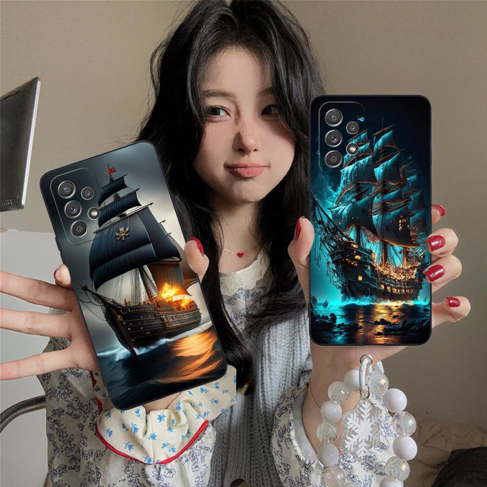 Pirat Korsarz Etui na Telefon Komórkowy do Samsung Galaxy A56 55 54 53 52 51 36 35 34 23 16 15 5G Kolorowe Pokrowce Luksusowe Telefony Komórkowe