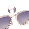 Two-in-one Metal Cat Eye Sunglasses Women Magnetic Clip Cover Vintage Optical Eyeglasses Frame Designer Polarized Sun Glasses