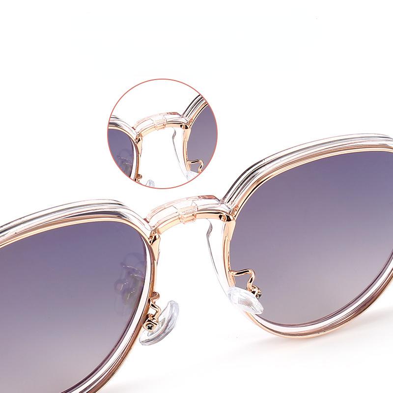 Two-in-one Metal Cat Eye Sunglasses Women Magnetic Clip Cover Vintage Optical Eyeglasses Frame Designer Polarized Sun Glasses