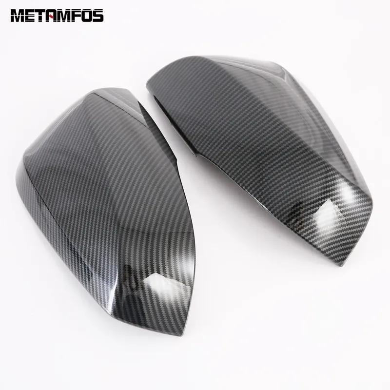 Rear View Side Mirror Cover Trim For Toyota Corolla Cross 2024 2025 Carbon Fiber Protection Cap Accessories