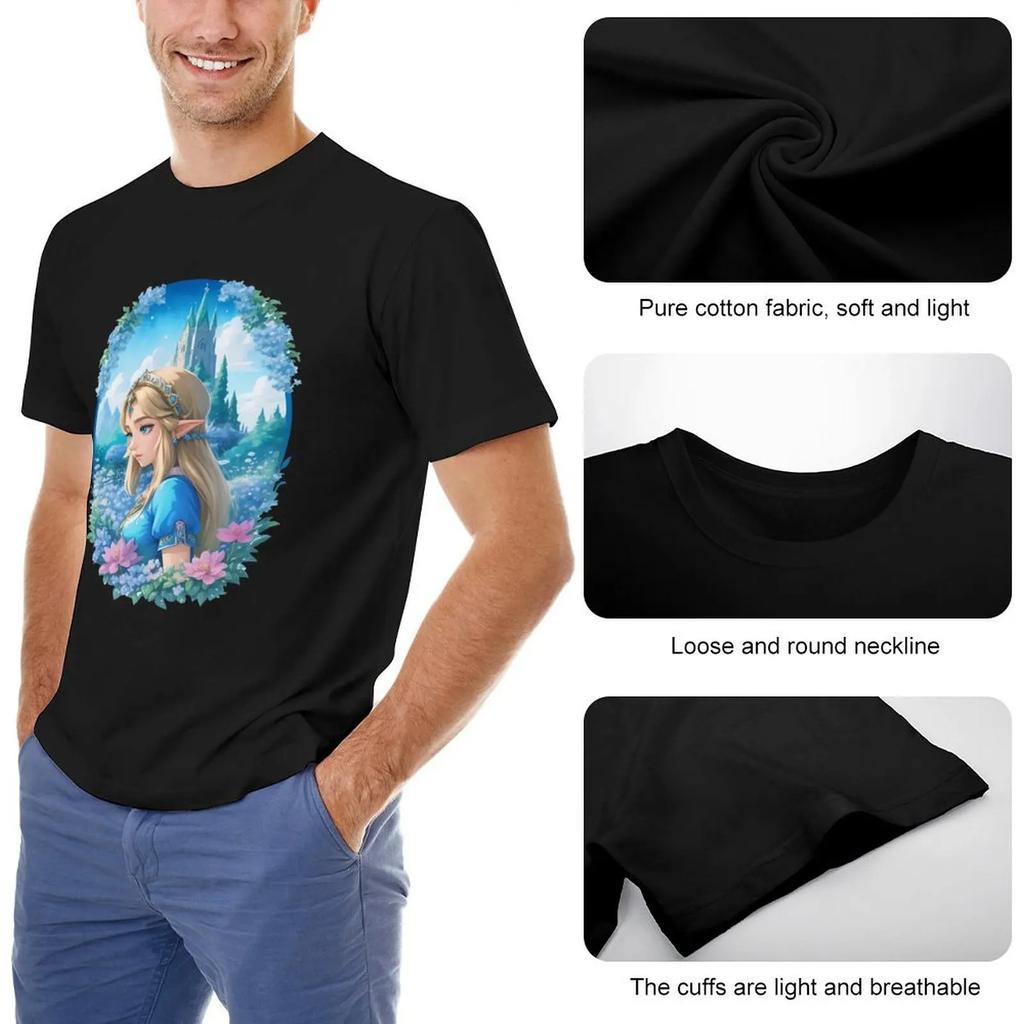 An Elf Princess T-Shirt Oversized Graphic Tee Tees T Shirts Men