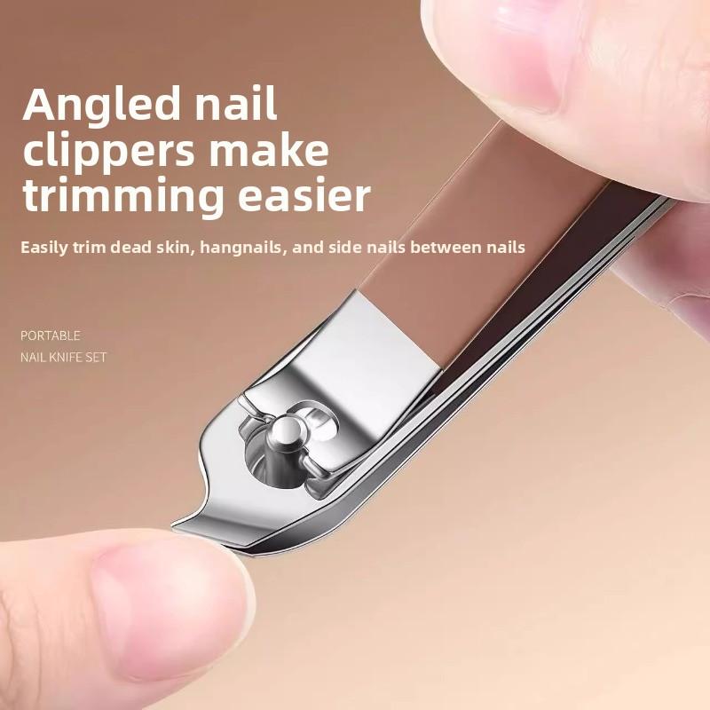 Stainless Steel Precision Workmanship Set, Portable Home Pedicure, Multi-functional Ear Pick, Nail Clipper, Nail Clipper Set, Nail Art