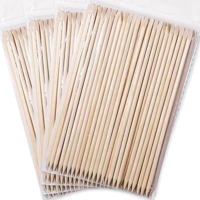 COLORBIRD Wood Stick Nail Stick Cuticle Pusher (400 Sticks, 15cm)
