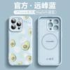 Summer Fruit Magsafe Magnetic Attraction Is Suitable for iPhone16promax Mobile Phone Case Holder 15pro Strawberry