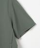 MILLO ARCHIVE Seersucker Zip-Up Half Shirt [Shadow Green]