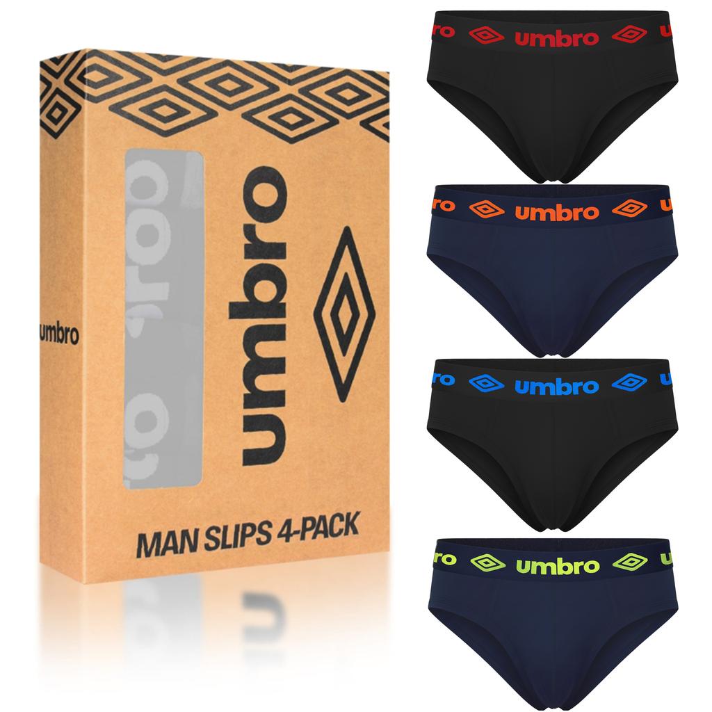 Umbro Men' Cotton Briefs 4 Pack Size