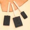 Sponge Brushes Set For Painting And Crafting With Foam Heads And Ergonomic Wood Grips for Various Painting Coloring Task