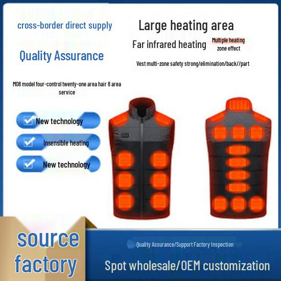 Smart Electric Heated Vest for Men and Women - Warm, Adjustable Heating Vest