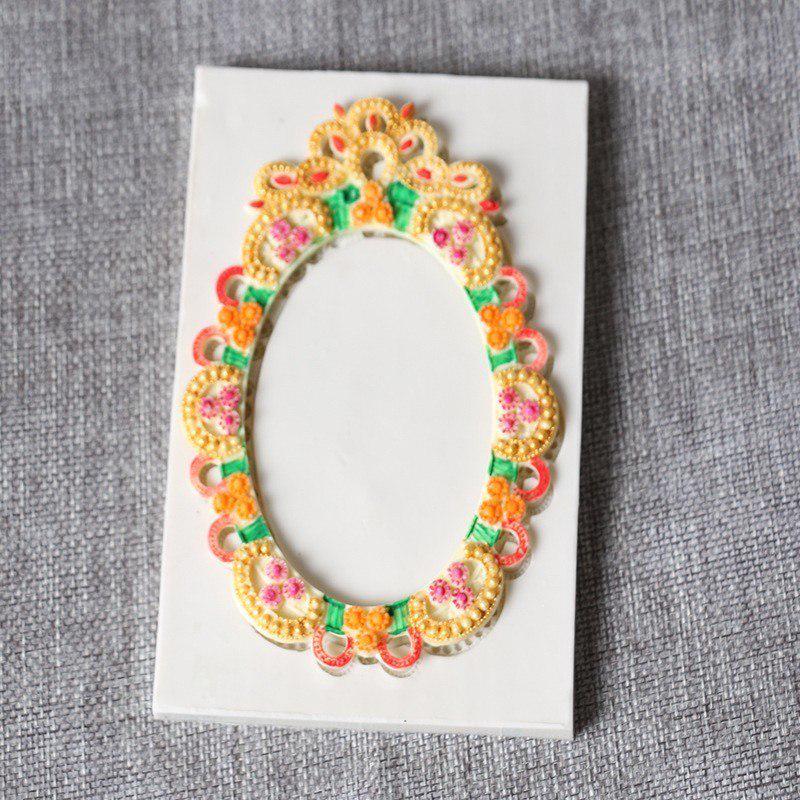 Mold din silicon Forma cadru Coacerea DIY Artizanat Patiserie Fondant Mold Ciocolata Instrumente pentru decorarea torturilor