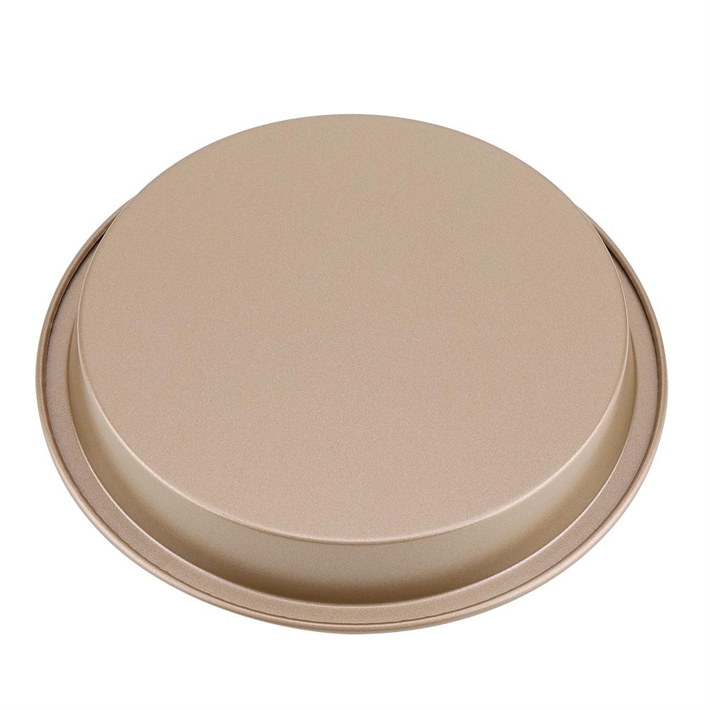 Carbon Steel NOn Stick Round Pizza Plate Pan Cakes Pie Baking Tray Kitchen Tool(6inch)
