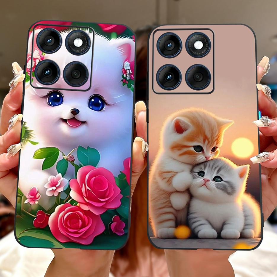 Etui do Motorola Edge 60 Pro Luksusowe Pokrowiec Malowany Motylem Miękki Pokrowiec TPU na Telefon Dla Motorola Edge 60 Fusion Egde60 Pro 60S Torby