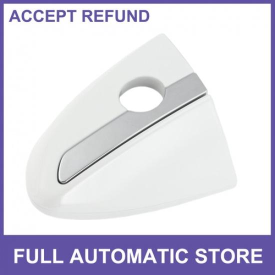 Front Left Door Handle Lock Cylinder Cover for Toyota Corolla 14-18 White