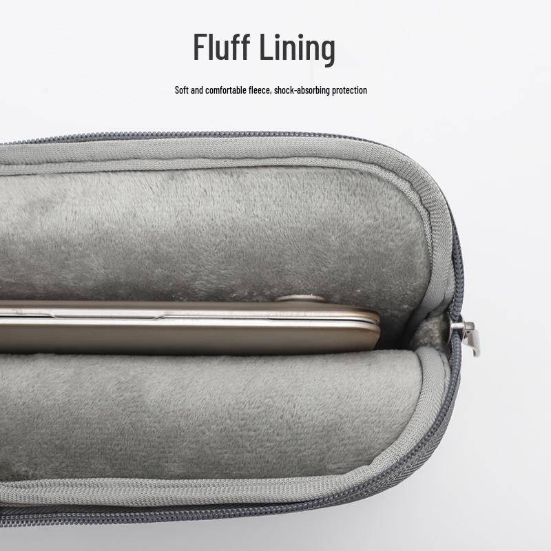 Custodia in Tessuto Oxford Foderata in Pile per Quaderni/Tablet MacBook 13''/Huawei 14''